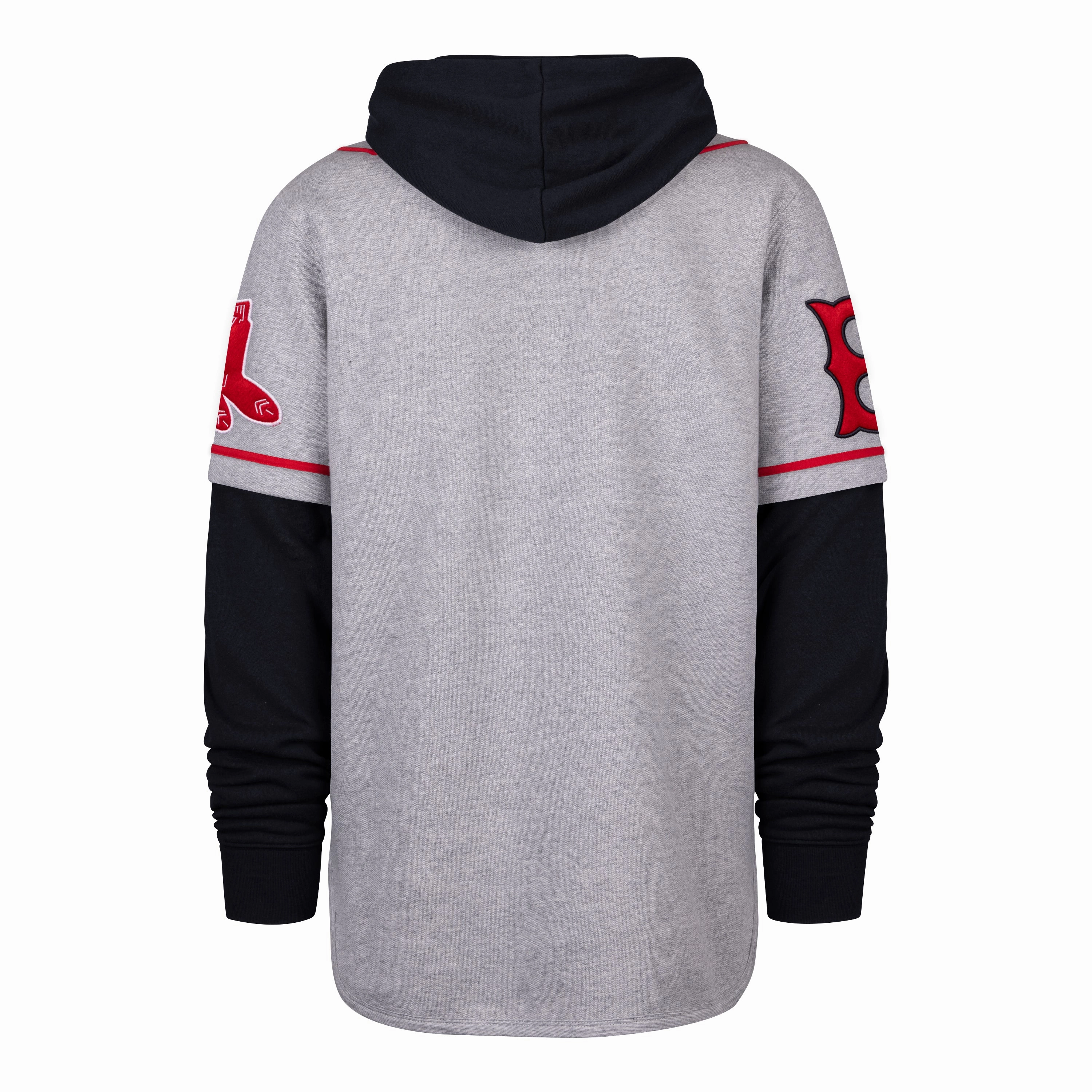 BOSTON RED SOX COOPERSTOWN GAME FELT FIFTIES '47 SHORTSTOP PULLOVER HOOD