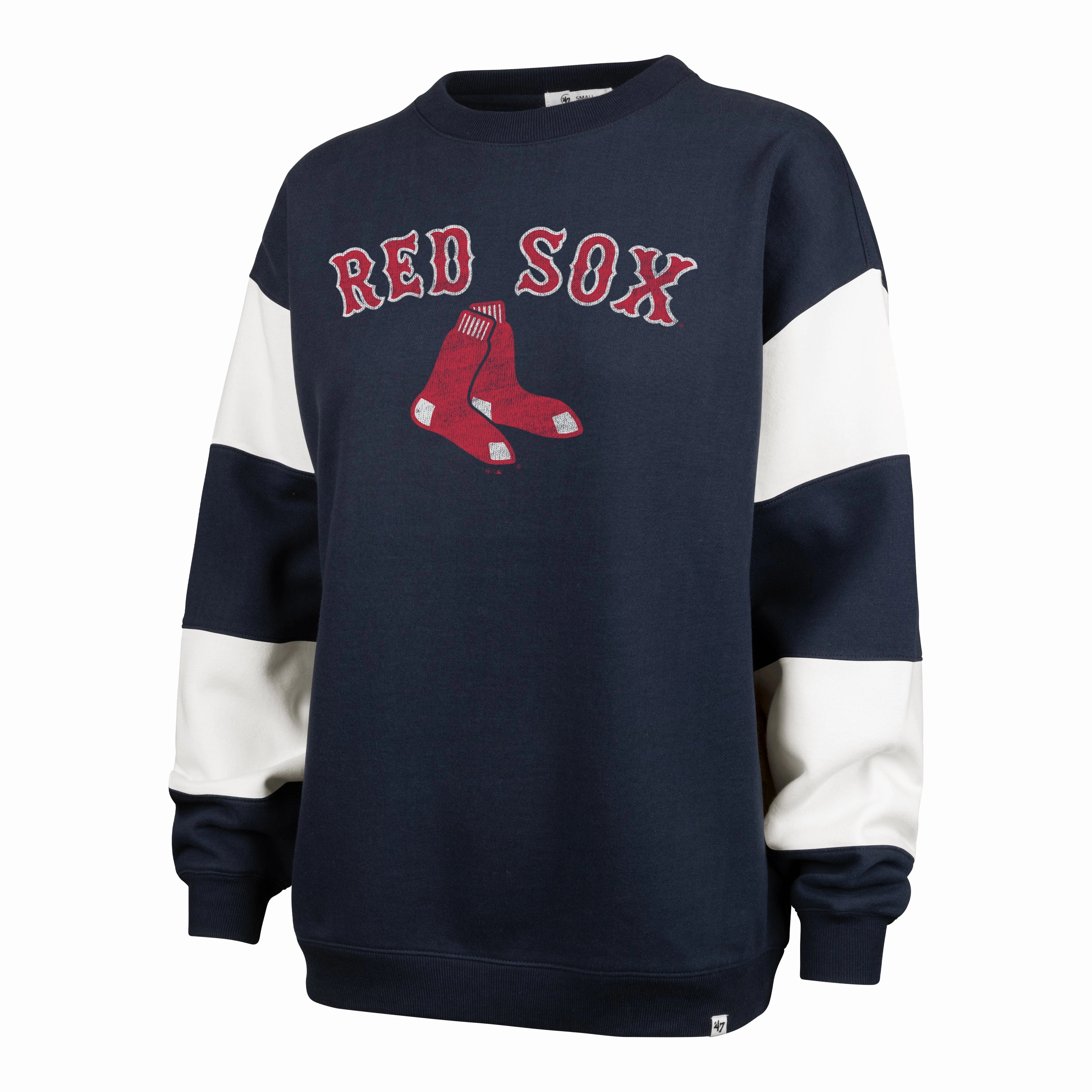 BOSTON RED SOX EEPHUS '47 BARRED CREW WOMENS