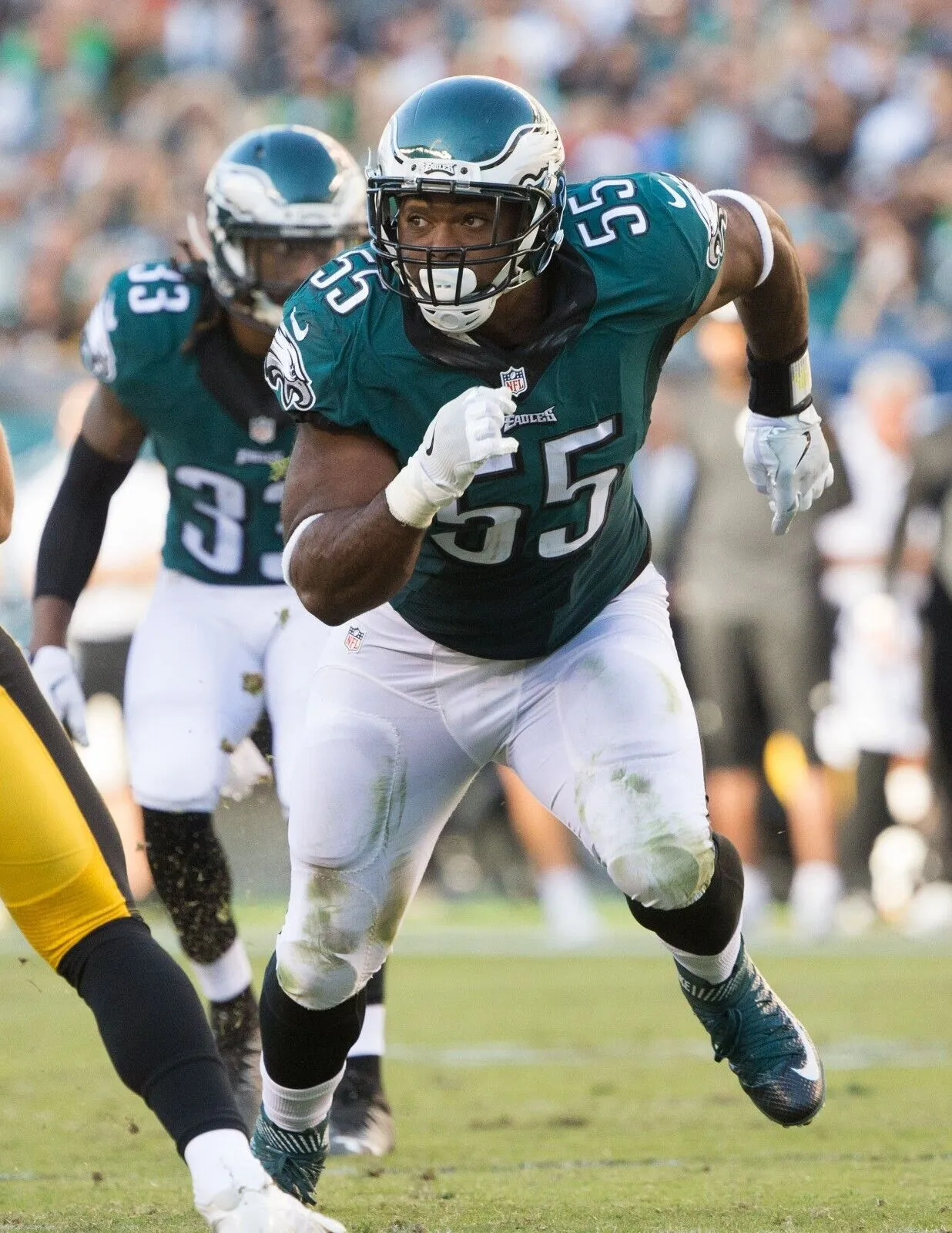 Brandon Graham Signed Philadelphia Eagles Green Jersey (JSA COA) Defensive End