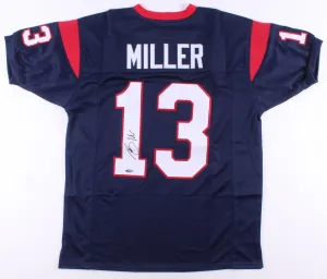 Braxton Miller Signed Houston Texans Jersey (Tristar Holo) Ohio State Stand Out