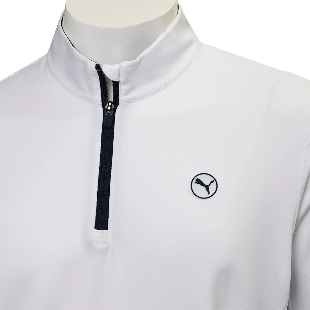 Fuel Your Fire Own the Streets Puma Pure 2.0 1/4 Zip Pullover - White Glow