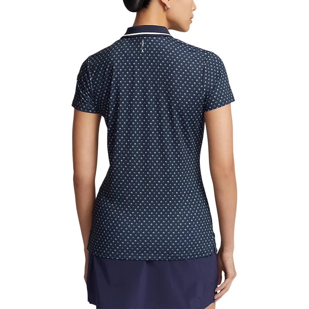 Performance Unleashed Black Friday Deal Rlx Ralph Lauren Women'S Printed Airflow Polo Golf Polo Shirt - Sport Diamond