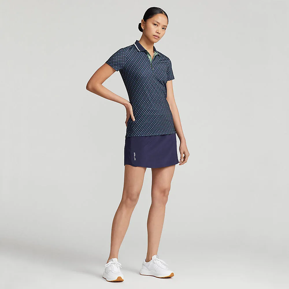 Rlx Ralph Lauren Women'S Printed Airflow Polo Golf Polo Shirt - Sport Diamond Performance Unleashed Power Every Step
