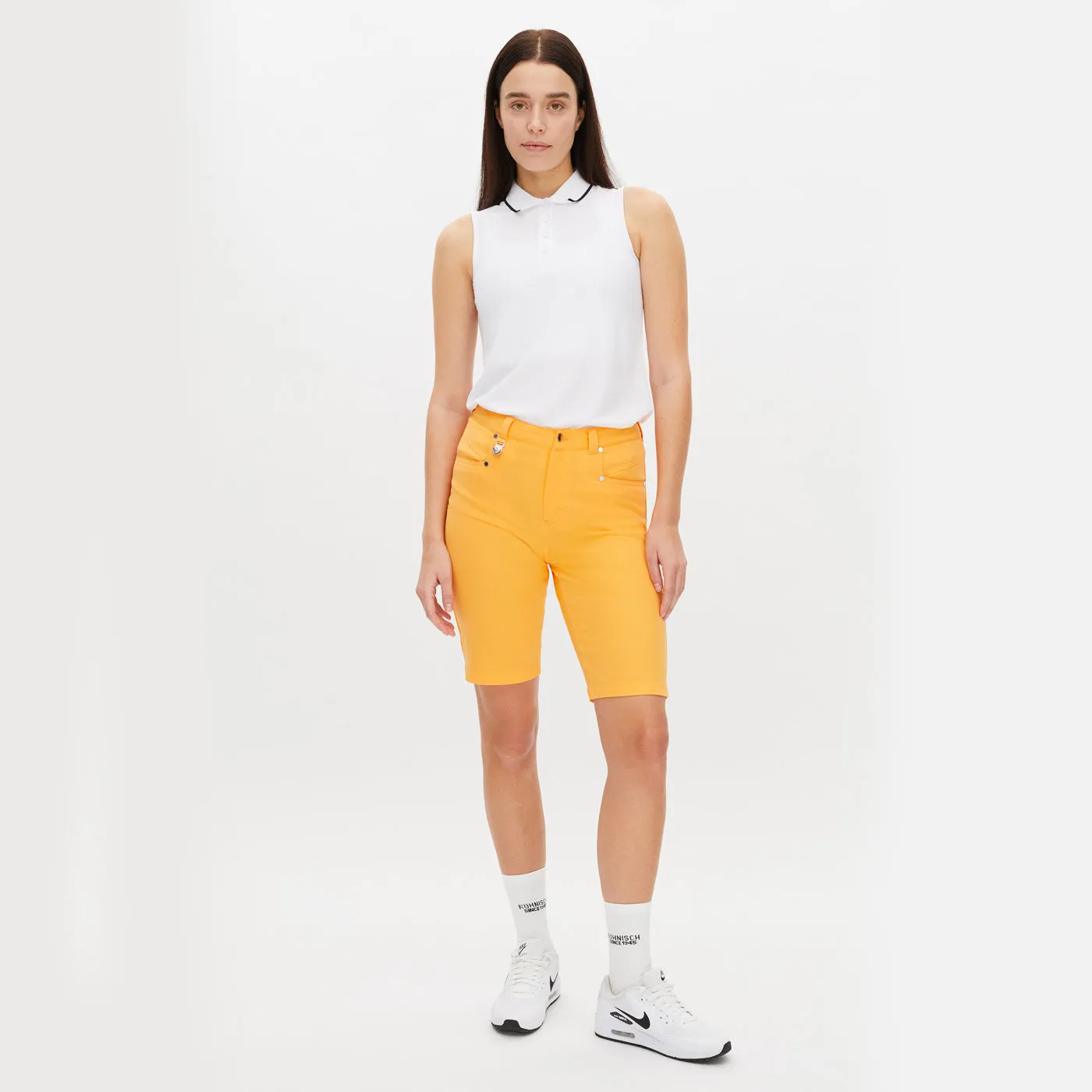 Move Beyond Ordinary Rohnisch Women'S Chie Bermuda Golf Shorts - Blazing Orange