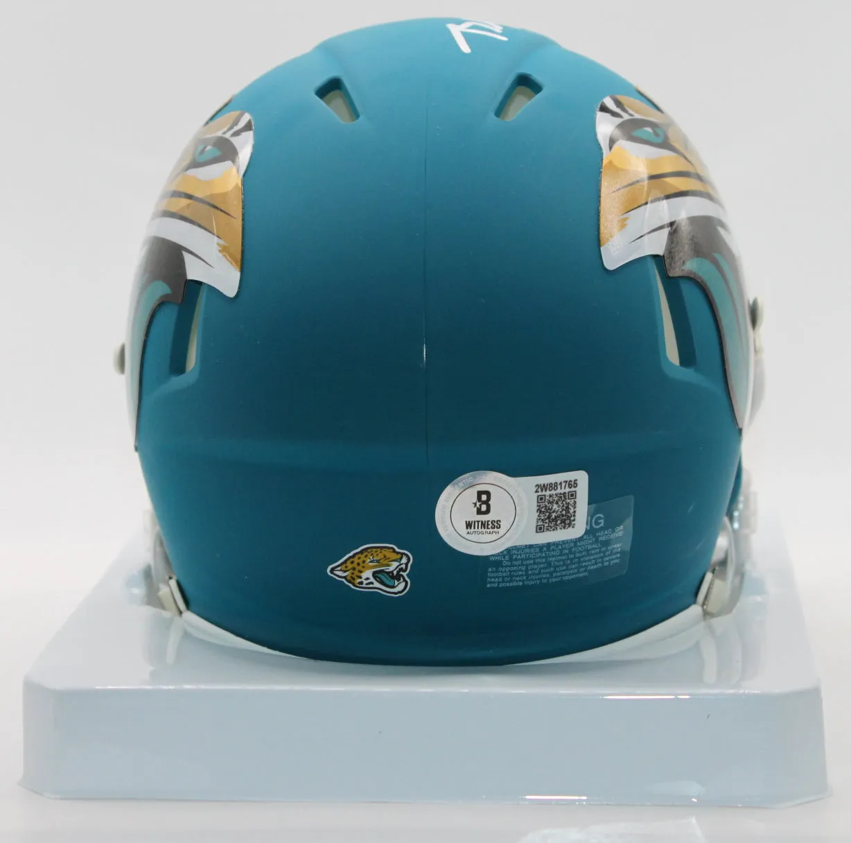 Brian Thomas Jacksonville Jaguars Signed Amp Mini Helmet