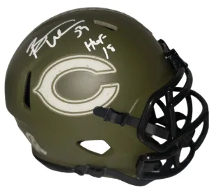 Brian Urlacher Signed Chicago Bears STS Mini Helmet