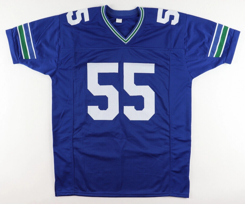 Brian Bosworth Signed Seattle Seahawk Jersey (Mill Creek Sports) Oklahoma Sooner
