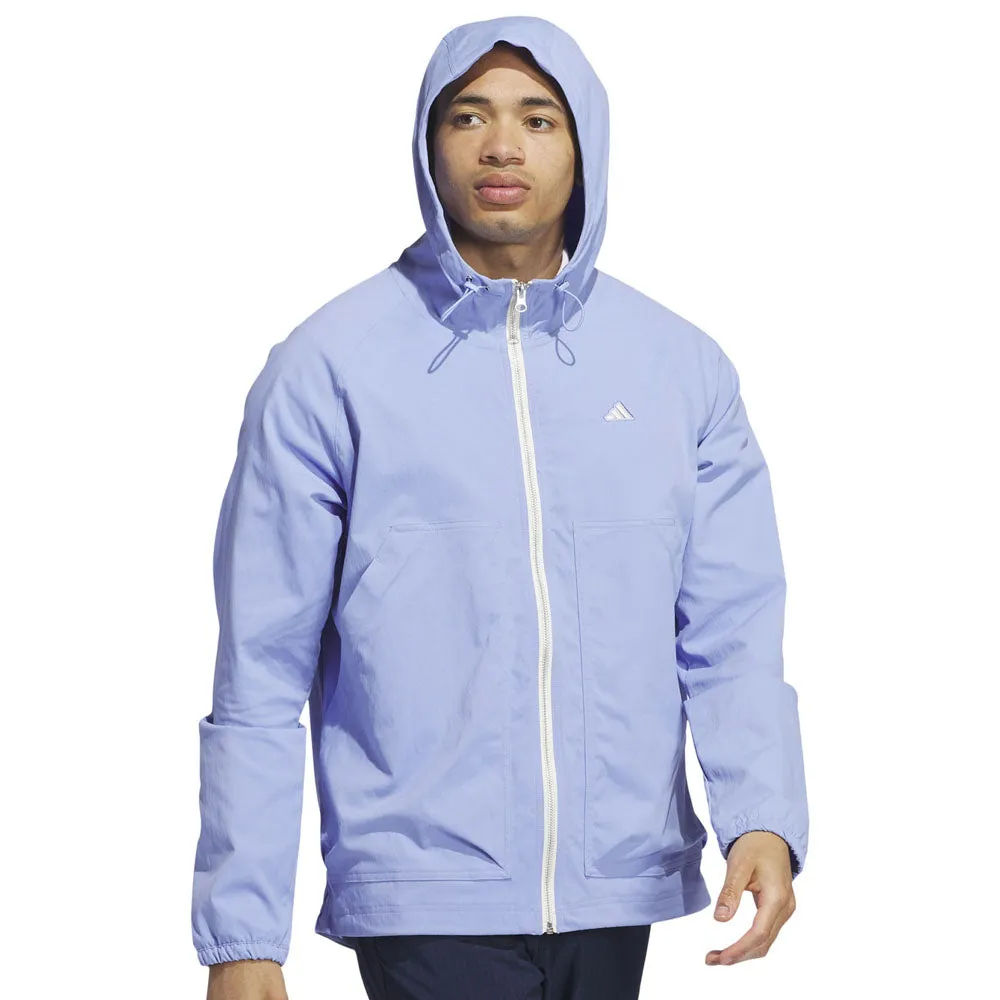 New Year's Eve Sale Adidas Go-To Utility Dwr Full Zip Jacket - Blue Spark