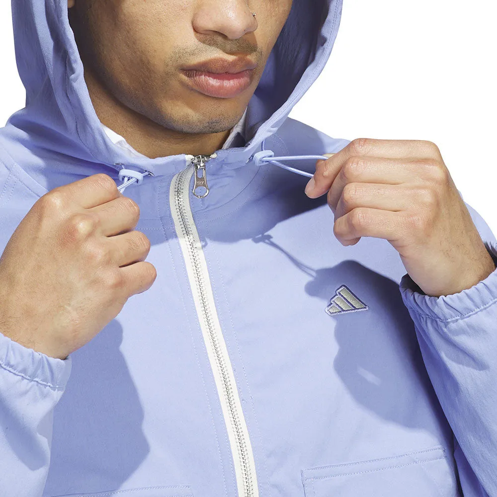 Exclusive Deal Adidas Go-To Utility Dwr Full Zip Jacket - Blue Spark