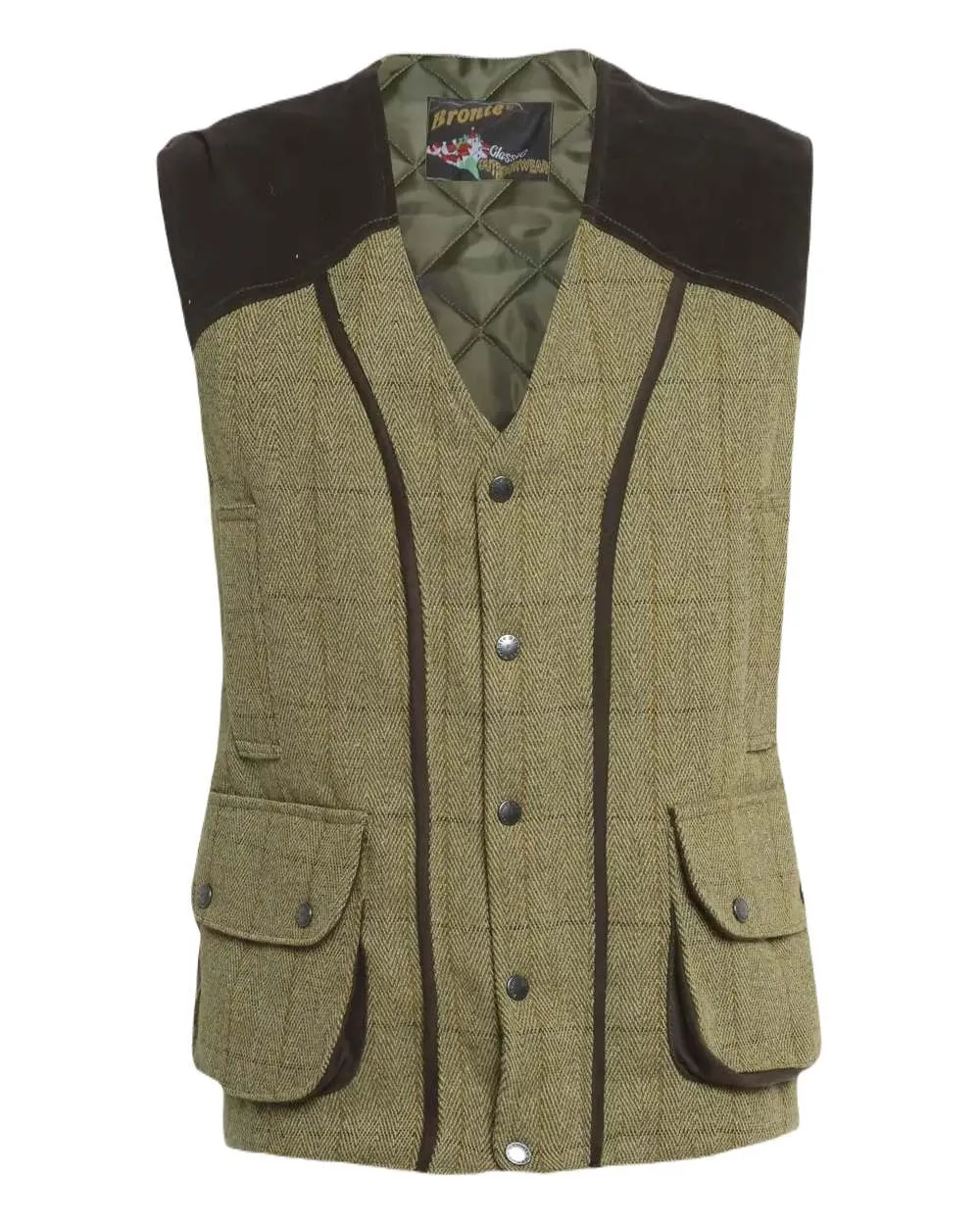 Bronte Derby Tweed Field Waistcoat Plain Oxford Shirts