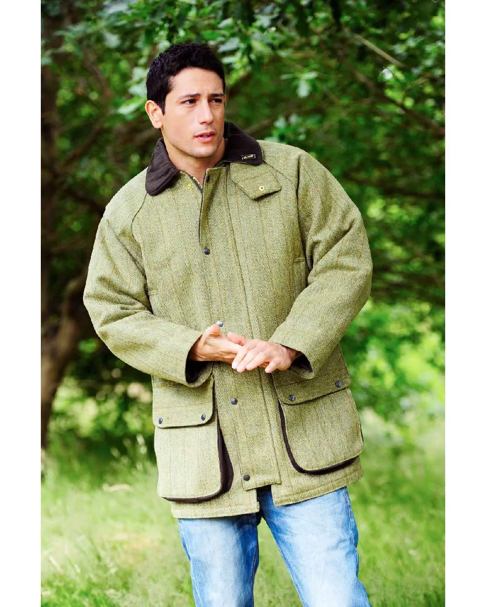 Bronte Derby Tweed Shooting Jacket - Clearance Colours Men's Jackets and Coats