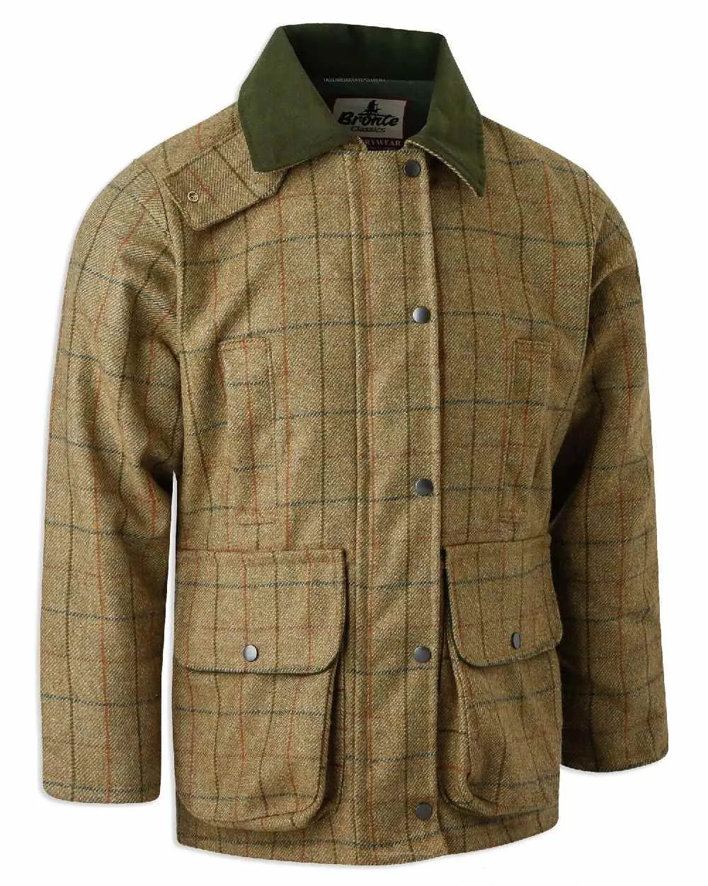 Bronte Ladies Crompton Tweed Field Coat Dog Walking Windbreakers