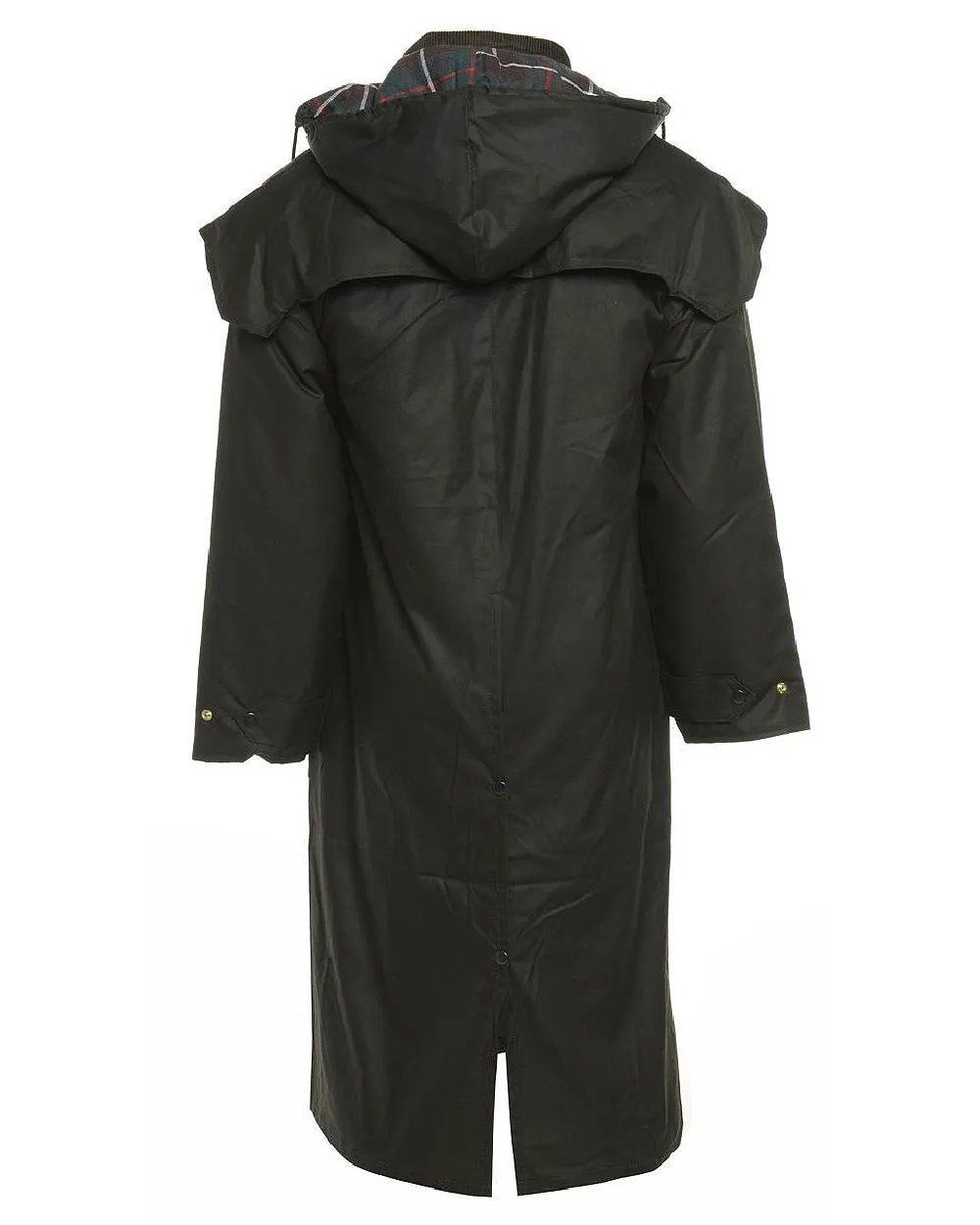 Bronte Long Wax Cotton Coat Men's Jackets and Coats