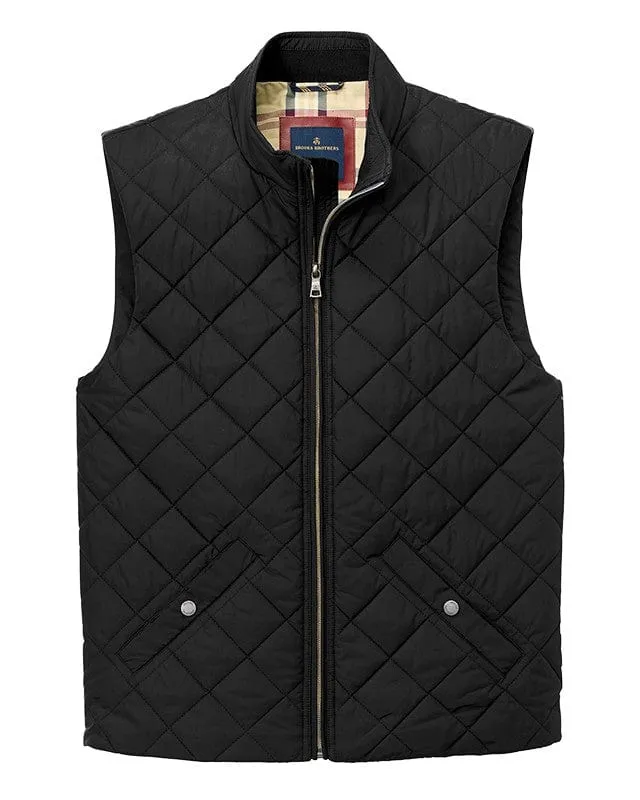 Brooks Brothers - Men'S Quilted Vest Bring the Heat Black Friday Sale
