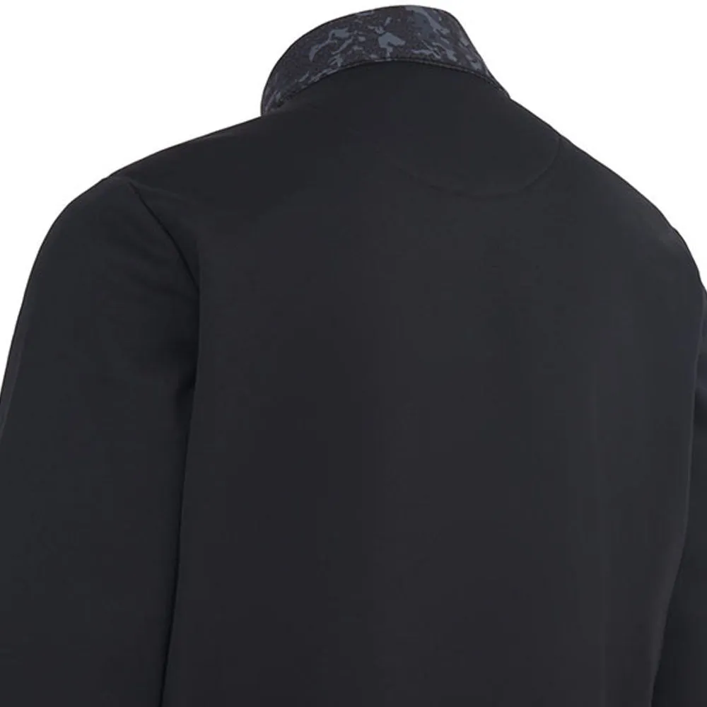 Clearance Sale Callaway Abstract Camo Mixed Media Jacket - Caviar