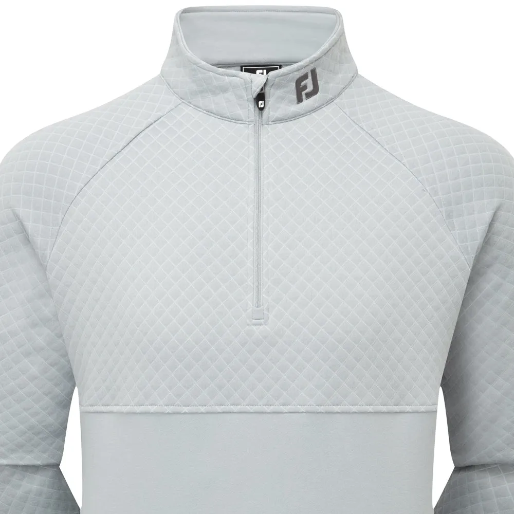 Command Attention Loud Looks, Smooth Moves Footjoy Jacquard Thermal 1/4 Zip Chillout - Grey