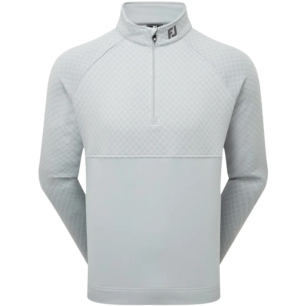 Footjoy Jacquard Thermal 1/4 Zip Chillout - Grey Spring Sale