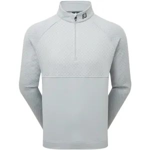 Footjoy Jacquard Thermal 1/4 Zip Chillout - Grey Spring Sale