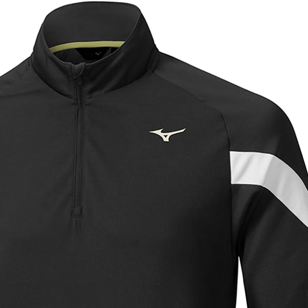 Confidence Starts Here Holiday Sale Mizuno Breath Thermo Drop 1/4 Zip Pullover - Black