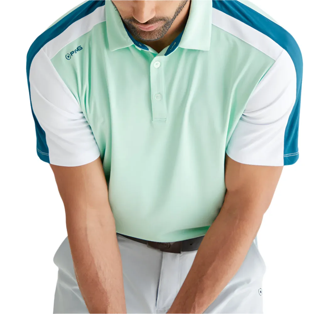 Own Every Step Ping Kelly Polo Shirt - Misty Green Multi