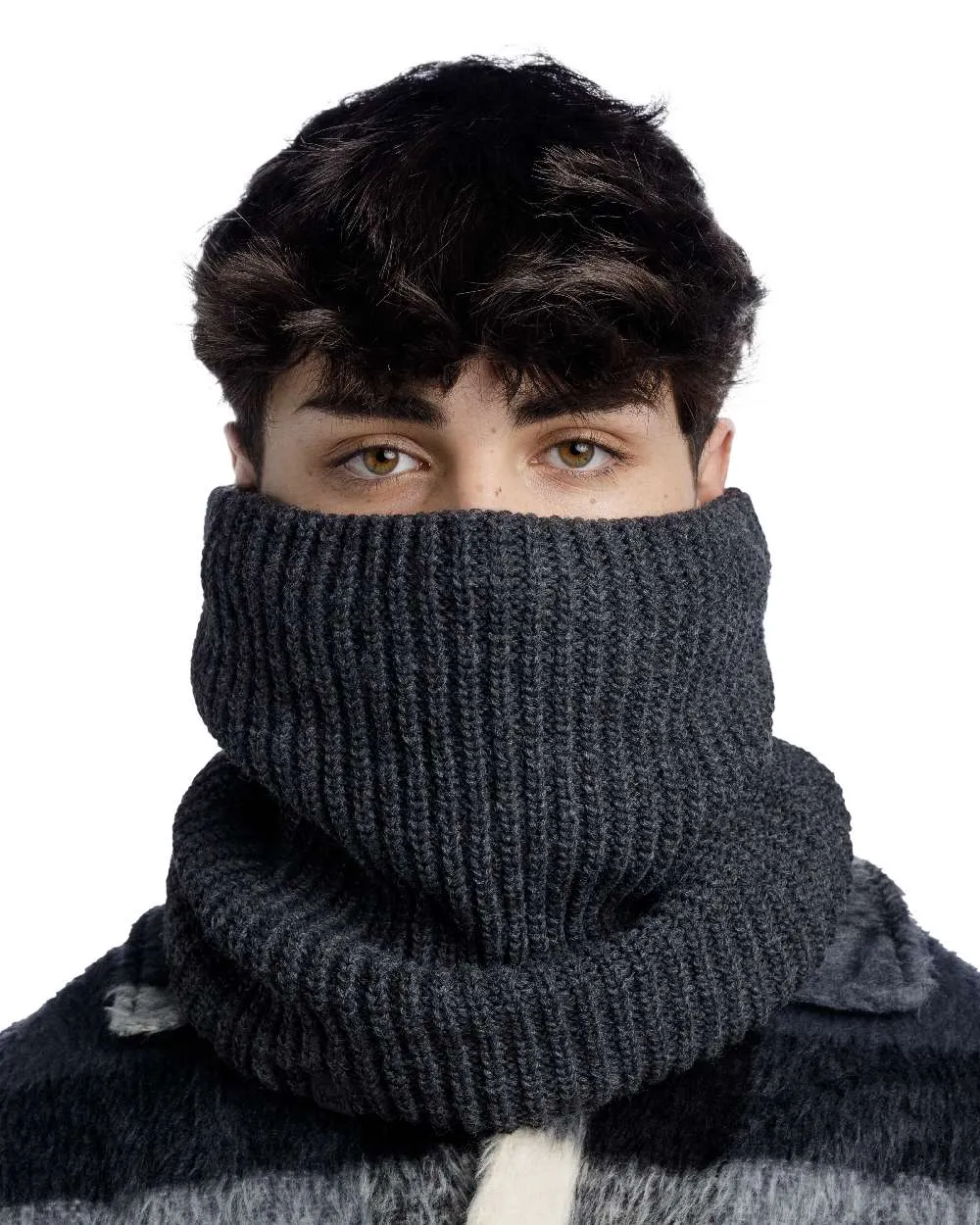Buff Knitted Polar Neck Warmer Men's Hiking Hats