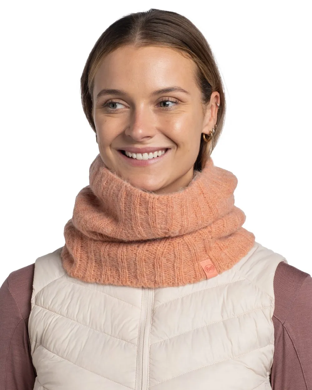 Buff Nerla Knitted Neck Warmer Face Cover Neck Gaiters