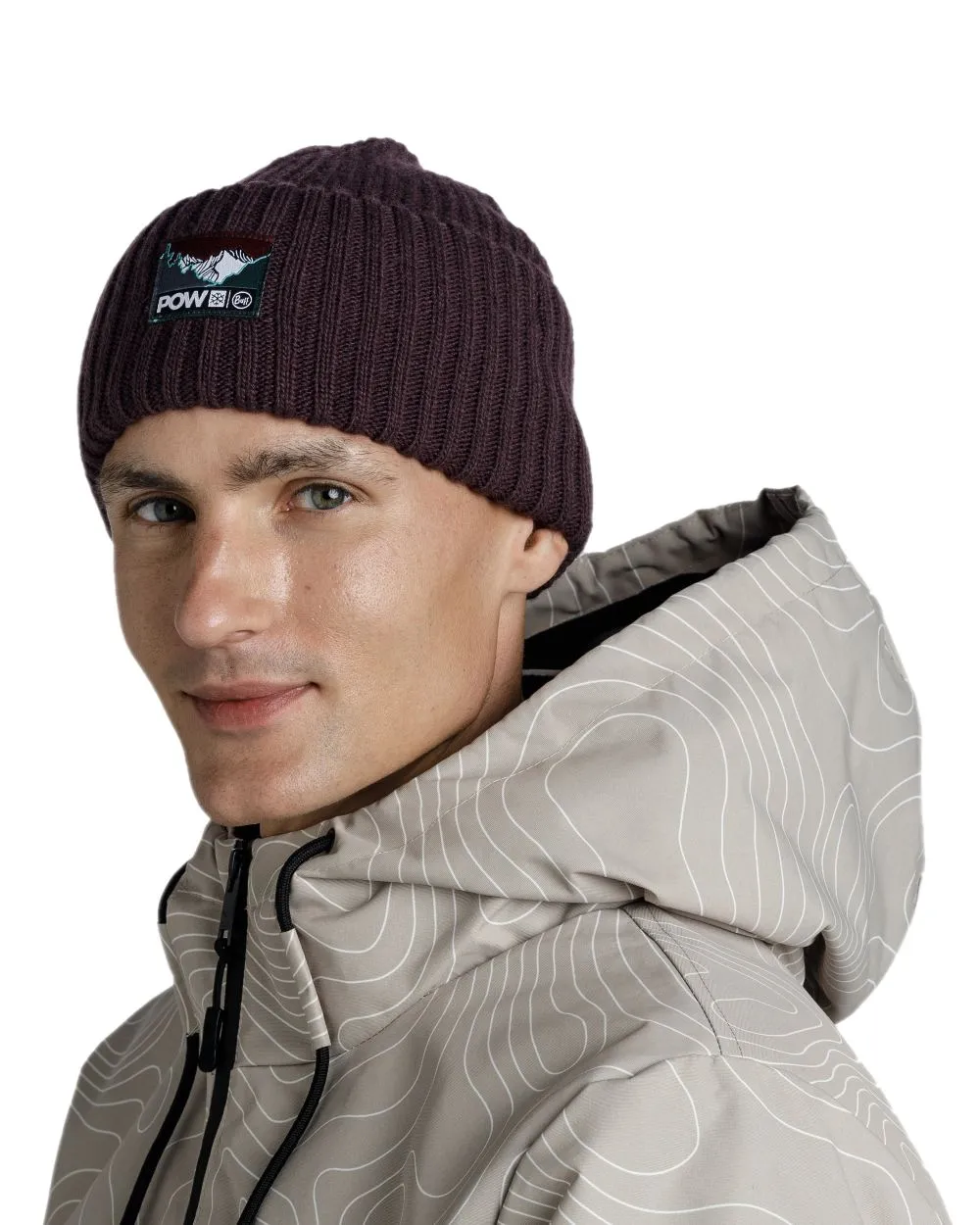 Buff Rutger POW Shadow Knitted Beanie Warm Beanies for Winter
