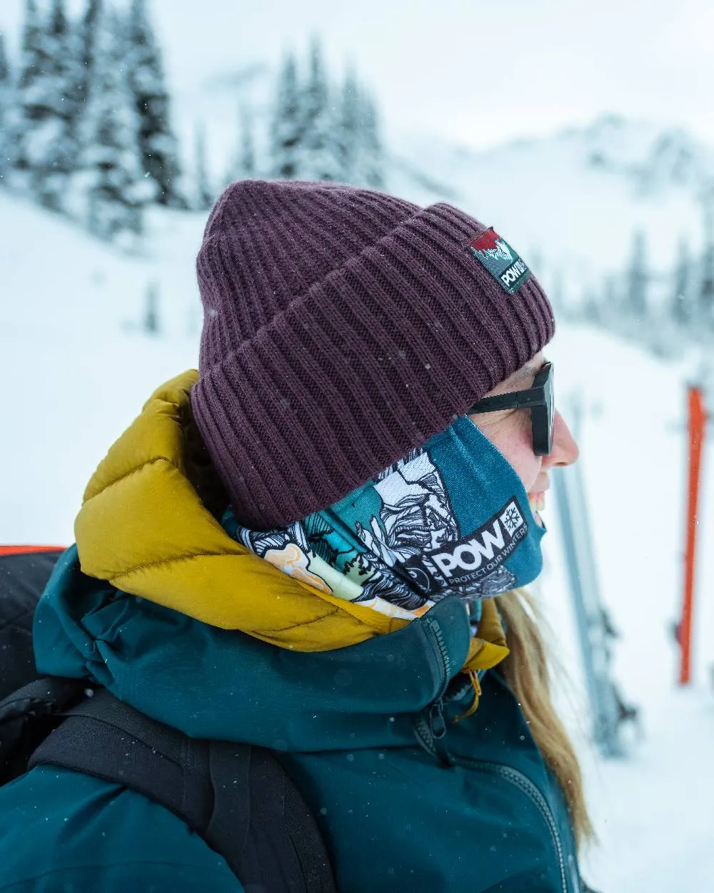 Buff Rutger POW Shadow Knitted Beanie Warm Beanies for Winter