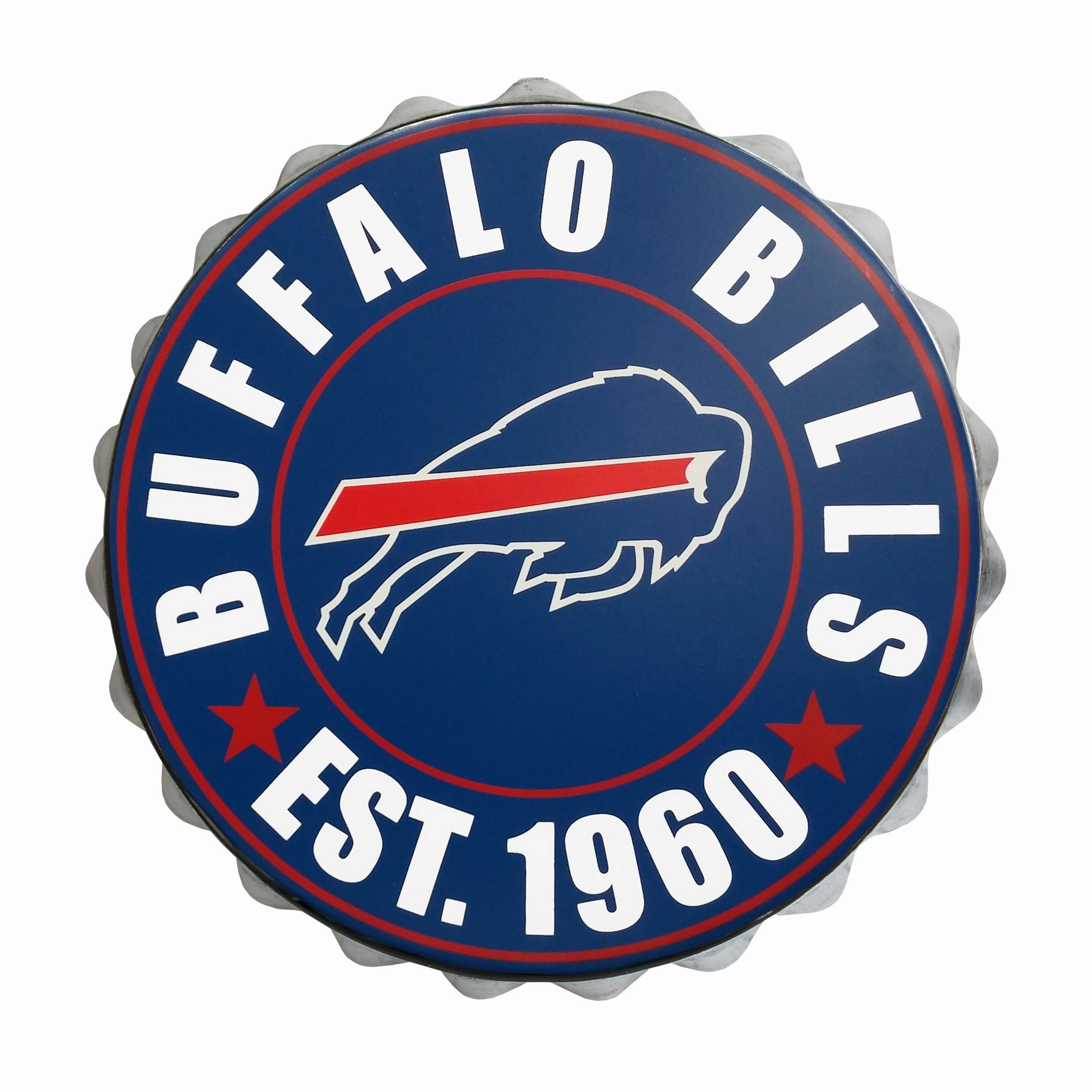 Buffalo Bills NFL Bottle Cap Wall Logo
