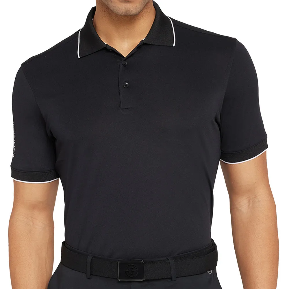 Galvin Green Marty Polo Shirt - Black All Saints' Day Sale Own the Moment