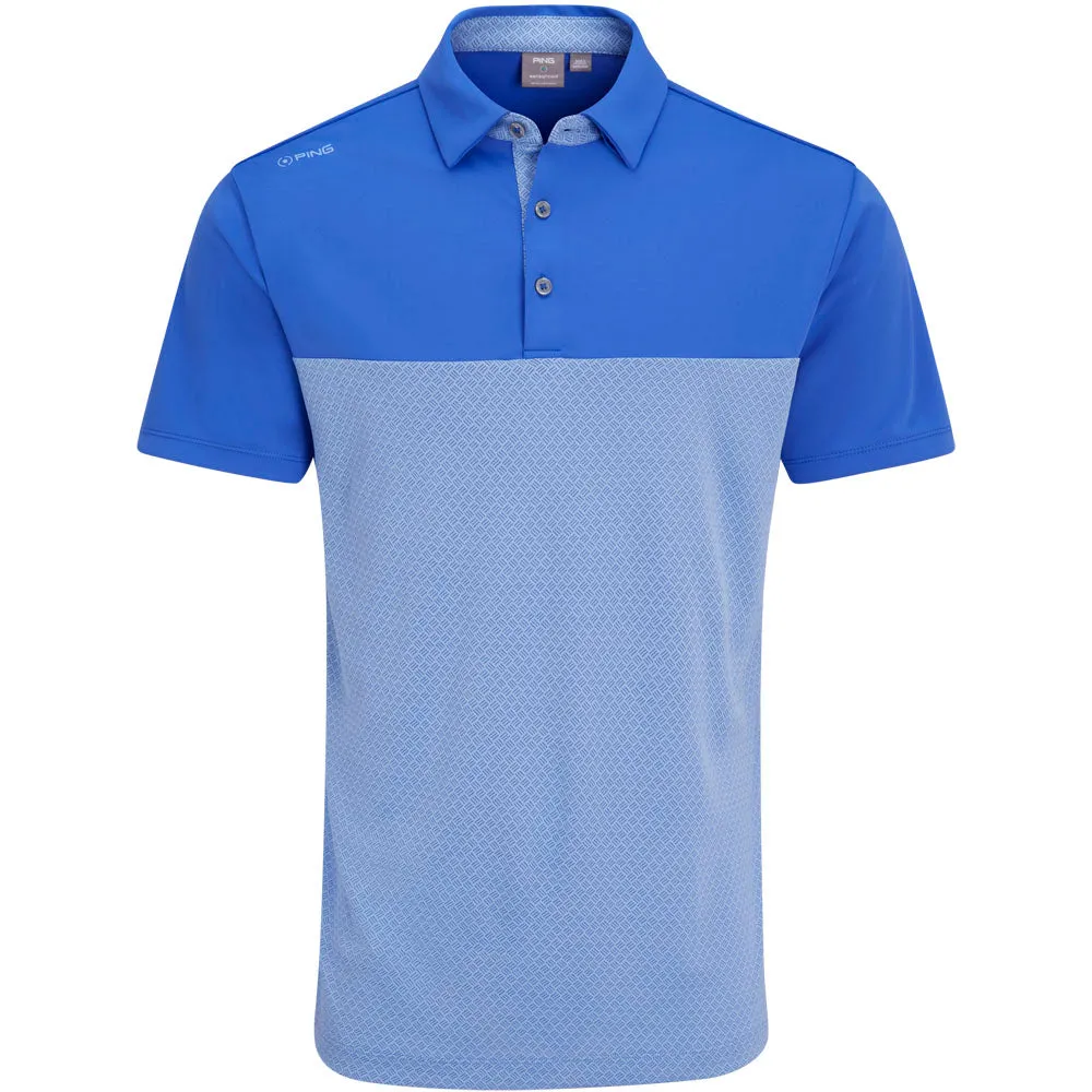 Ping Hall Polo Shirt - Ultra Blue/Cornflower Blue Footwear for the Fearless