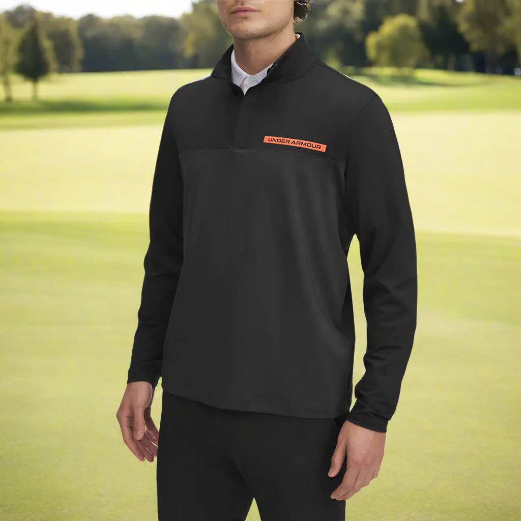 Under Armour T2G 1/4 Zip Pullover - Black/Anthracite/Fire Own the Moment