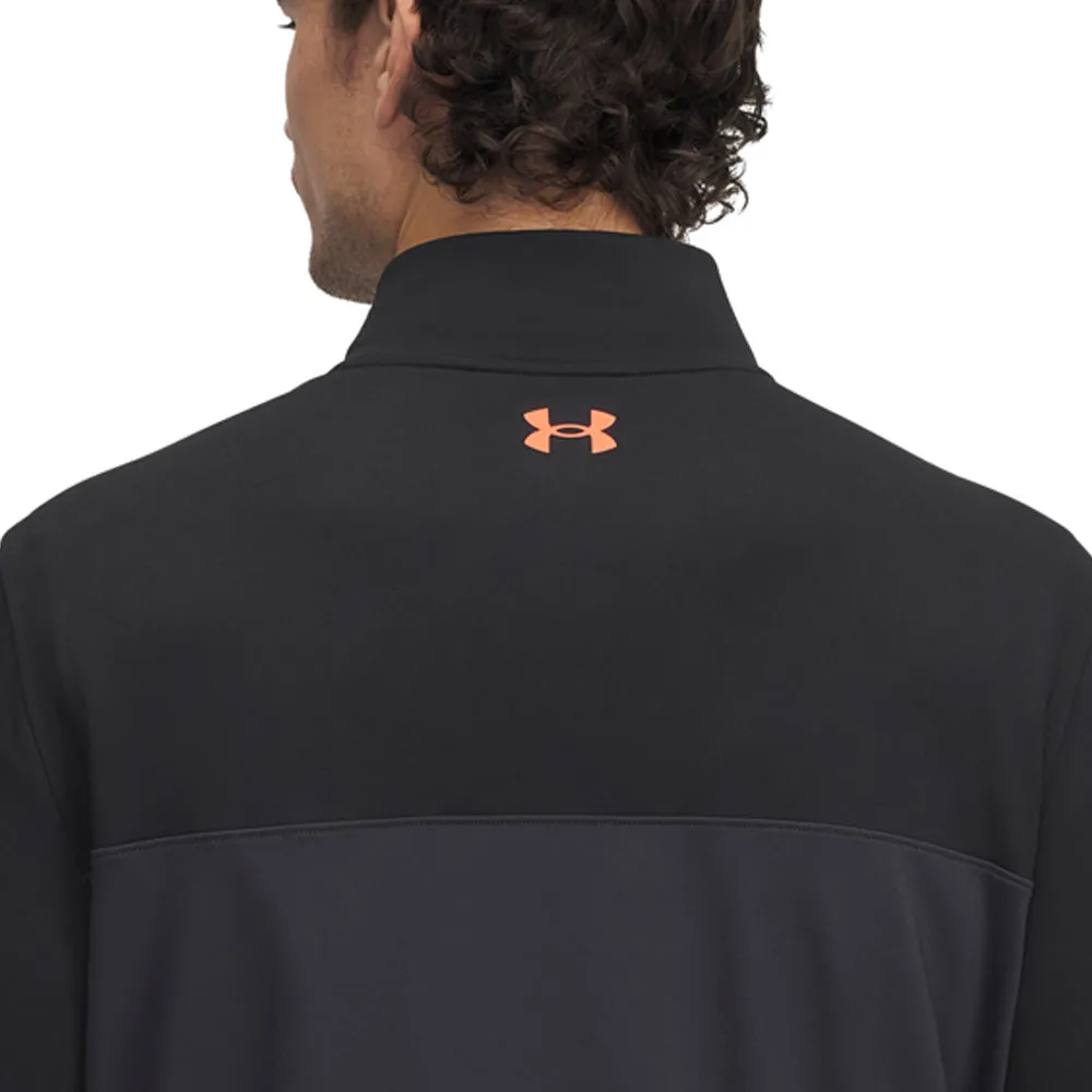 Unapologetically You Back To School Sale Under Armour T2G 1/4 Zip Pullover - Black/Anthracite/Fire