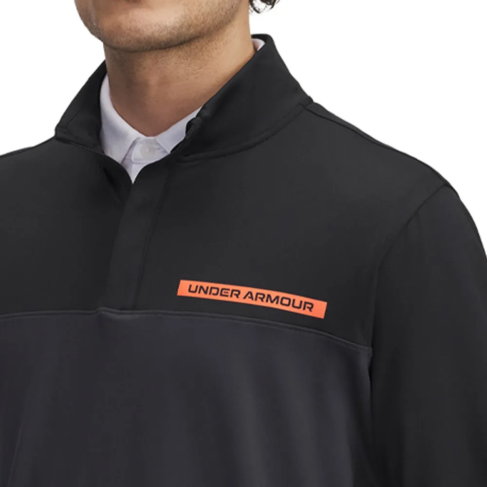 Special Offer Built to Move You Under Armour T2G 1/4 Zip Pullover - Black/Anthracite/Fire