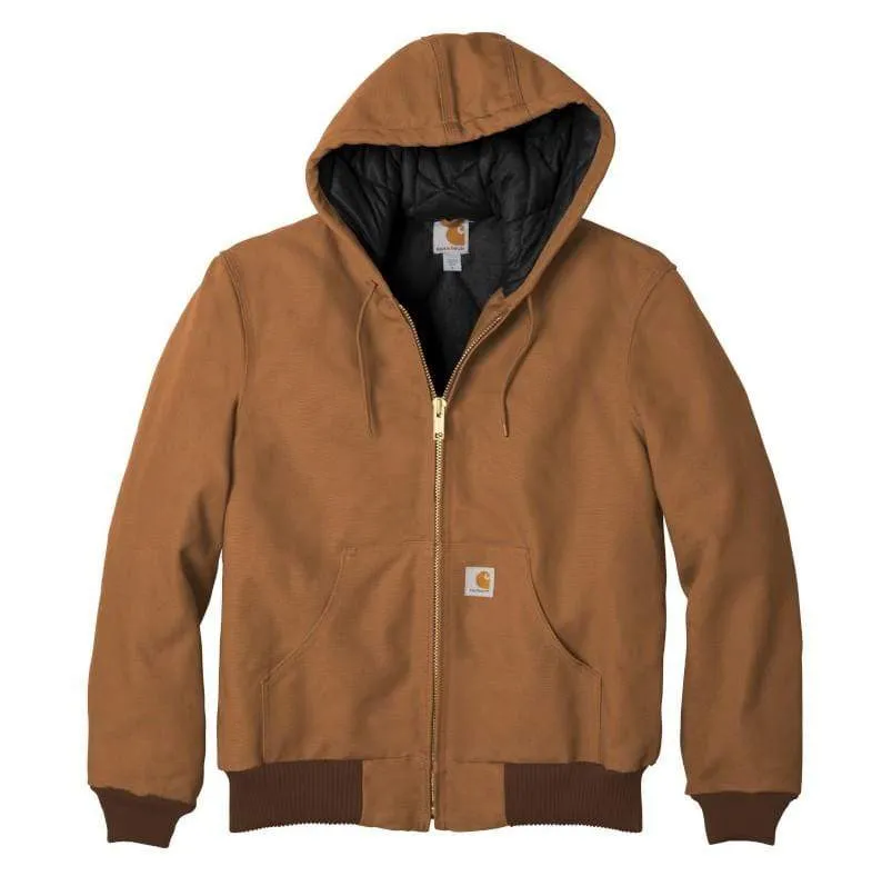 Step Out Boldly Black Friday Sale Carhartt - Men'S Quilted-Flannel-Lined Duck Loose Fit Active Jac