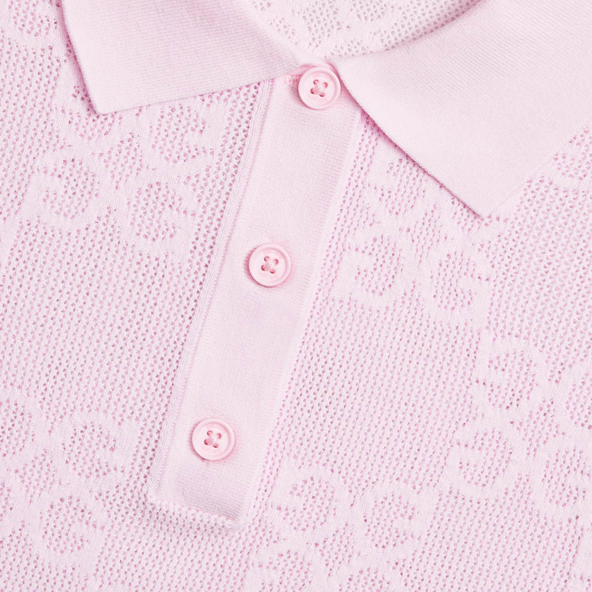 Black Friday Deal Black Friday Sale G/Fore Women'S Pointelle G Golf Polo Shirt - Blush