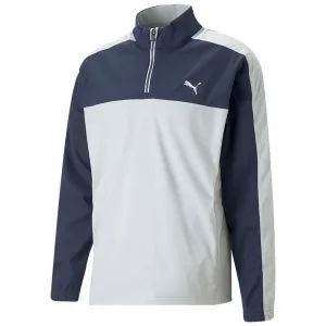 Step Out Boldly Black Friday Offer Puma Momentum Woven 1/4 Zip Pullover - Navy Blazer/High Rise