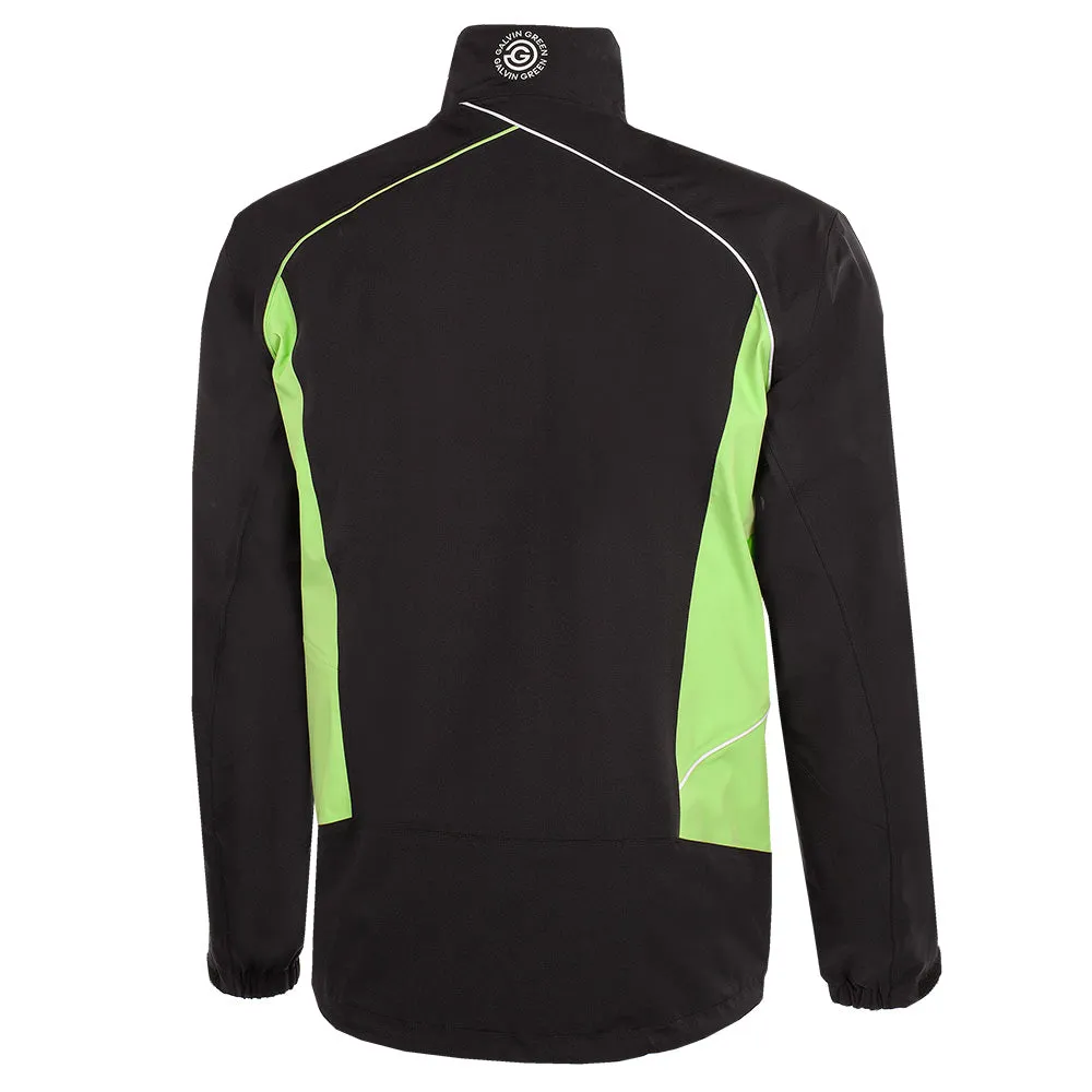 Galvin Green Ames Waterproof Jacket - Black/Fresh Green Flash Sale