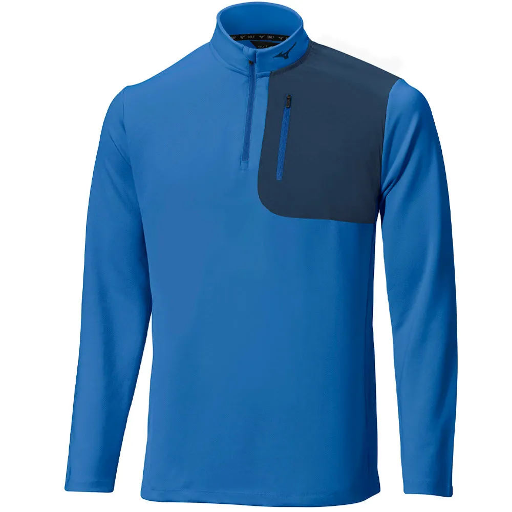Designed to Dominate Own Every Step Mizuno Essential 1/4 Zip Sweater - Dazzling Blue