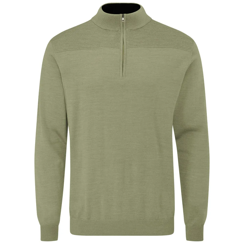 Ping Dorset 1/4 Zip Pullover - Lichen Marl Spring Sale Define Your Own Way