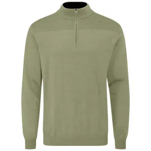 Ping Dorset 1/4 Zip Pullover - Lichen Marl Spring Sale Define Your Own Way