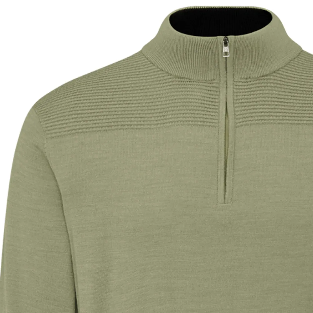 Ping Dorset 1/4 Zip Pullover - Lichen Marl Black Friday Sale