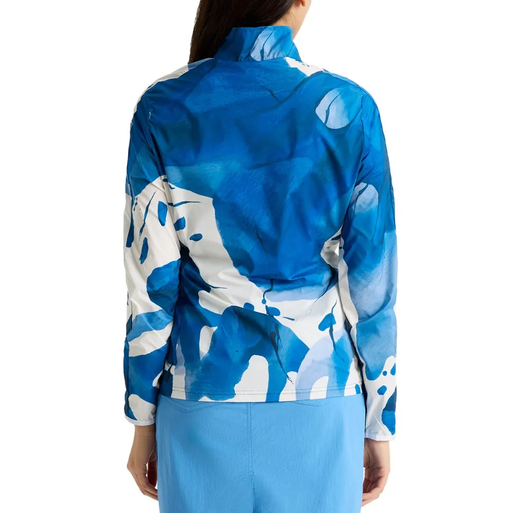 Step into the Beat Black Friday Exclusive Rohnisch Women'S Packable Ultralight Golf Jacket - Blue Aquarelle