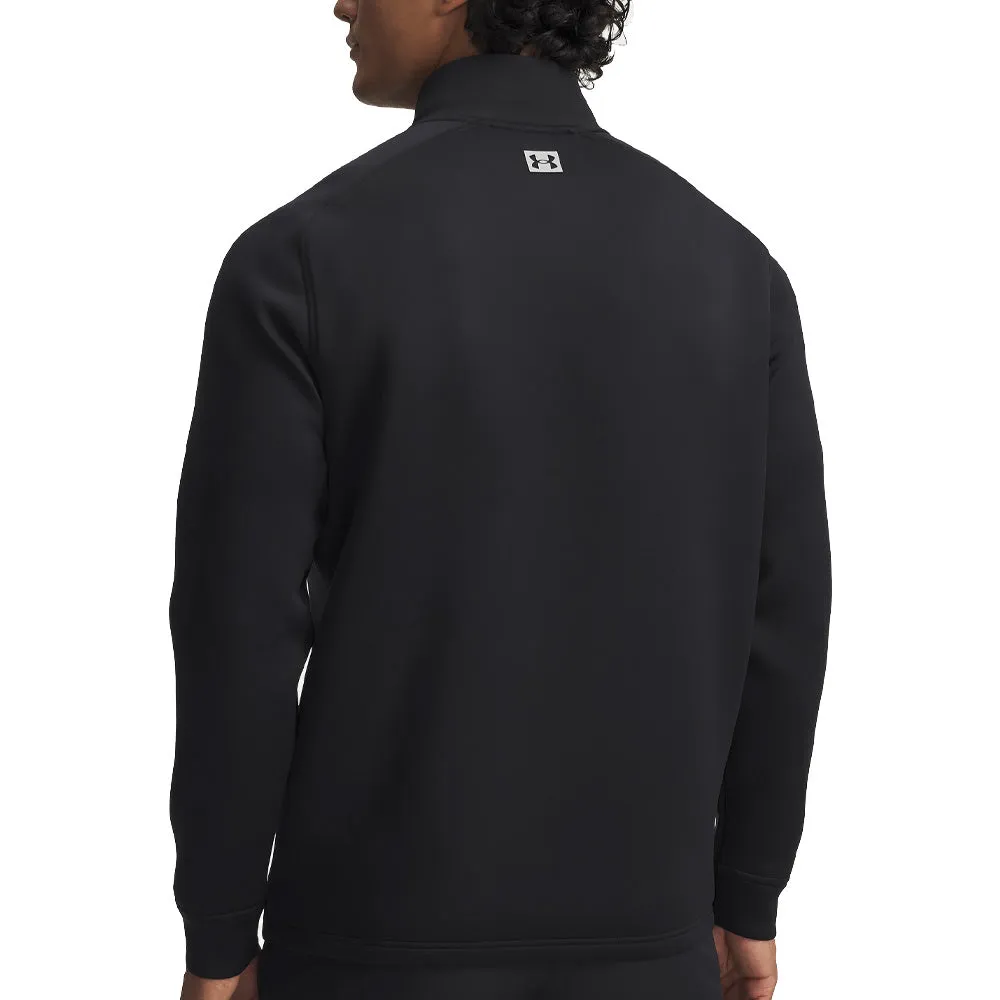 Steal Never Just Walk Under Armour Drive Pro Hybrid 1/2 Zip Pullover - Black/Black