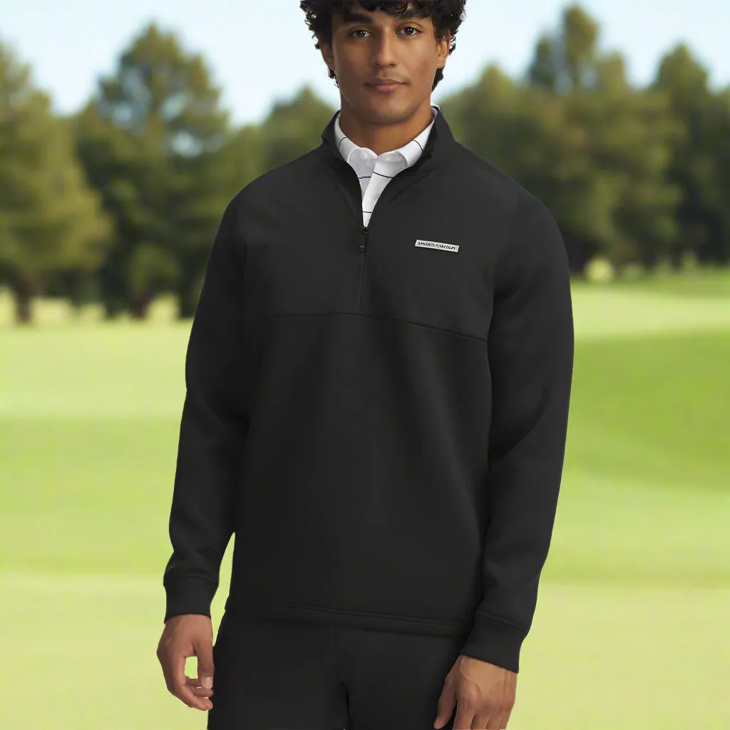 Winter Sale Under Armour Drive Pro Hybrid 1/2 Zip Pullover - Black/Black