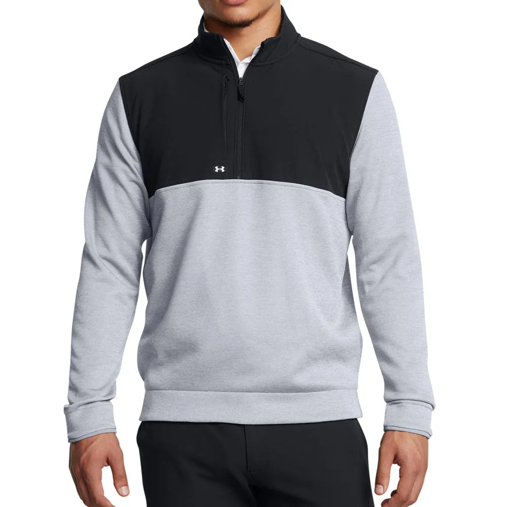 Confidence Starts Here Under Armour Drive Storm Sweater Fleece 1/2 Zip - Steel/Mod Gray