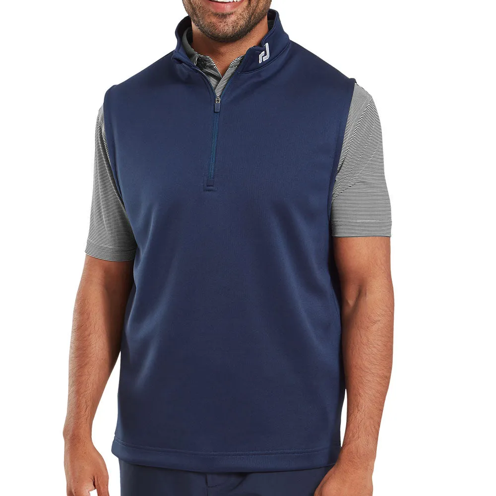 Loud Looks, Smooth Moves Step Out Boldly Footjoy 1/2 Zip Gilet - Navy