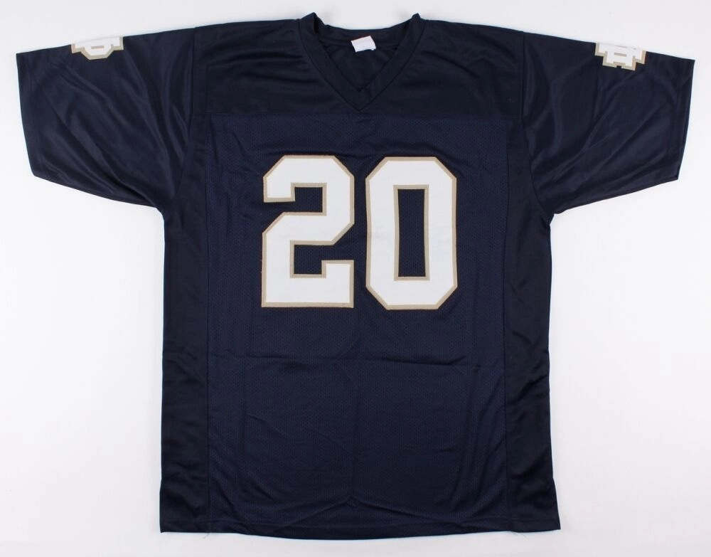 C.J. Prosise Signed Notre Dame Fighting Irish Jersey Inscribed "Go Irish" (PSA)