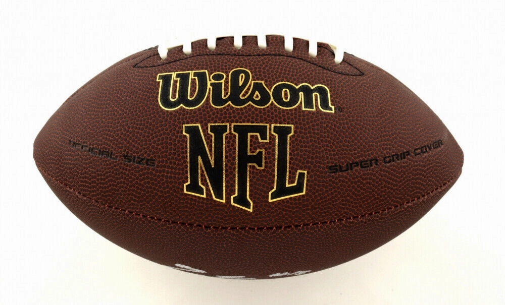Cade McNamara Signed Wilson NFL Football (Beckett Holo) Michigan Wolverines Q.B.
