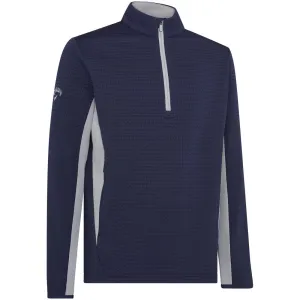 Callaway 1/4 Zip Textured Pullover - Peacoat Sweetest Day Sale